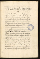 Afficher "MS 36 - Manualis introductio ad epistolas Sancti Jacobi"