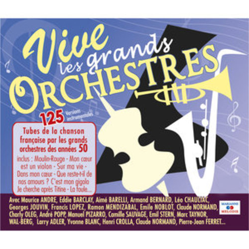 Afficher "Vive les grands orchestres: 125 tubes de la chanson française par les grands orchestres des années 50 (Versions instrumentales)"