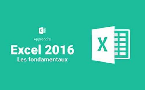 Afficher "Excel 2016 - Les fondamentaux"
