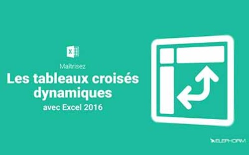 Afficher "Excel 2016 - Les tableaux croisés dynamiques"